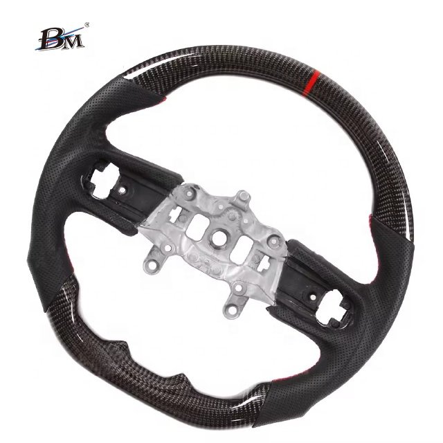 Carbon Fiber For Jeep Wrangler JL Gladiator Custom Sport Perforated Leather Steering Wheels 2018 2019 2020 2021 2022 2023 2024+