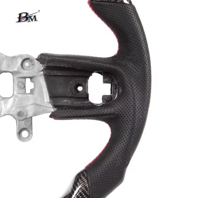 Carbon Fiber For Jeep Wrangler JL Gladiator Custom Sport Perforated Leather Steering Wheels 2018 2019 2020 2021 2022 2023 2024+