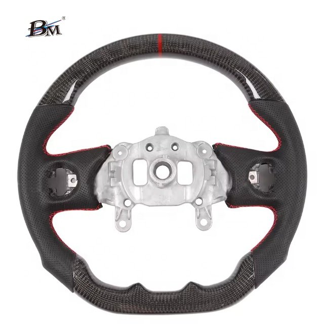 Carbon Fiber For Jeep Wrangler JL Gladiator Custom Sport Perforated Leather Steering Wheels 2018 2019 2020 2021 2022 2023 2024+