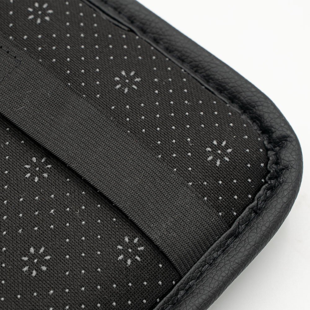 Auto Armrest Cushion Pads, Diamond Center Console Box Armrest Protector Perfect Auto Center Console Pad, Universal PU Leather