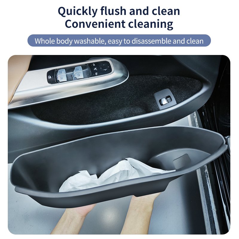 Wholesale W214 Car Door Side TPE Storage Box Car Door Slot Storage Organizer for Mercedes-Benz E-Class W214 E300L E260