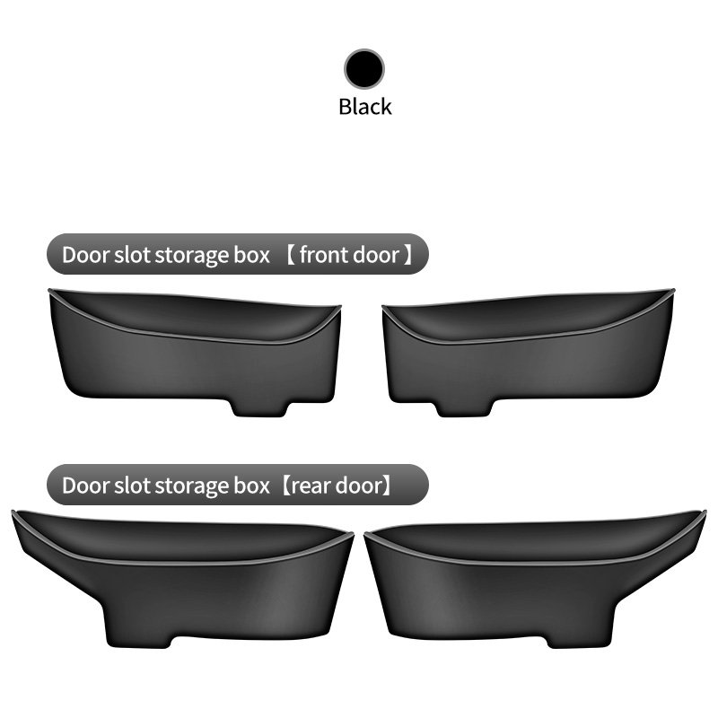 Wholesale W214 Car Door Side TPE Storage Box Car Door Slot Storage Organizer for Mercedes-Benz E-Class W214 E300L E260