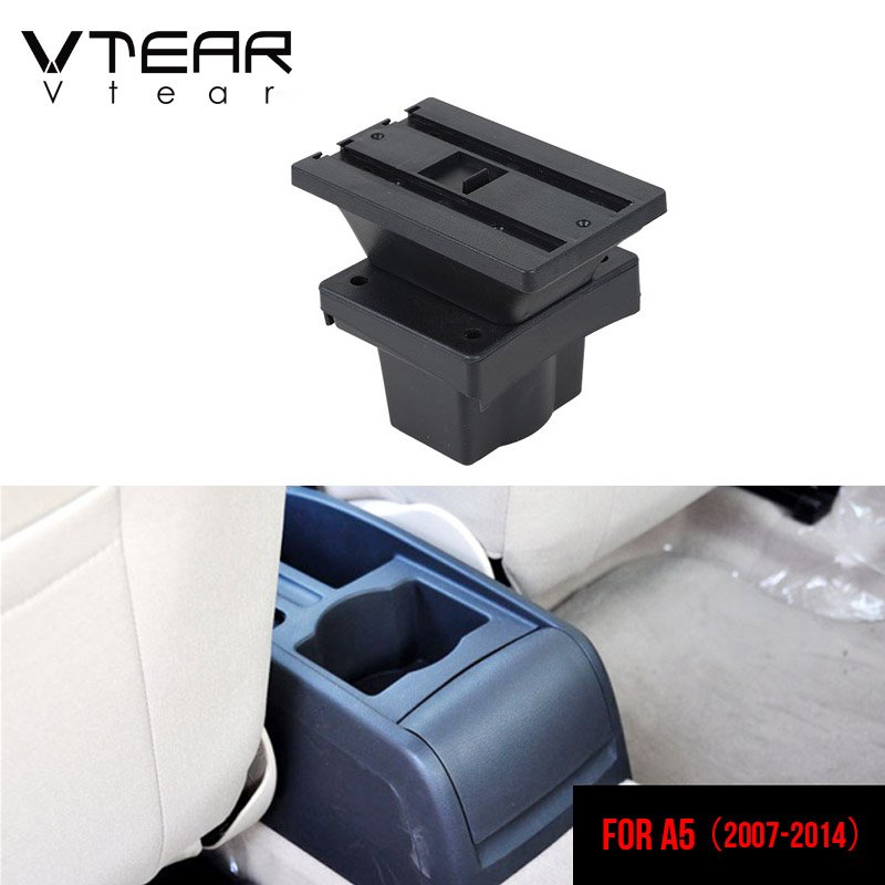 Vtear for Skoda Octavia A5 A7 Armrest Interior Center Console Storage Box Arm Rest Car-Styling Decoration Accessories Parts