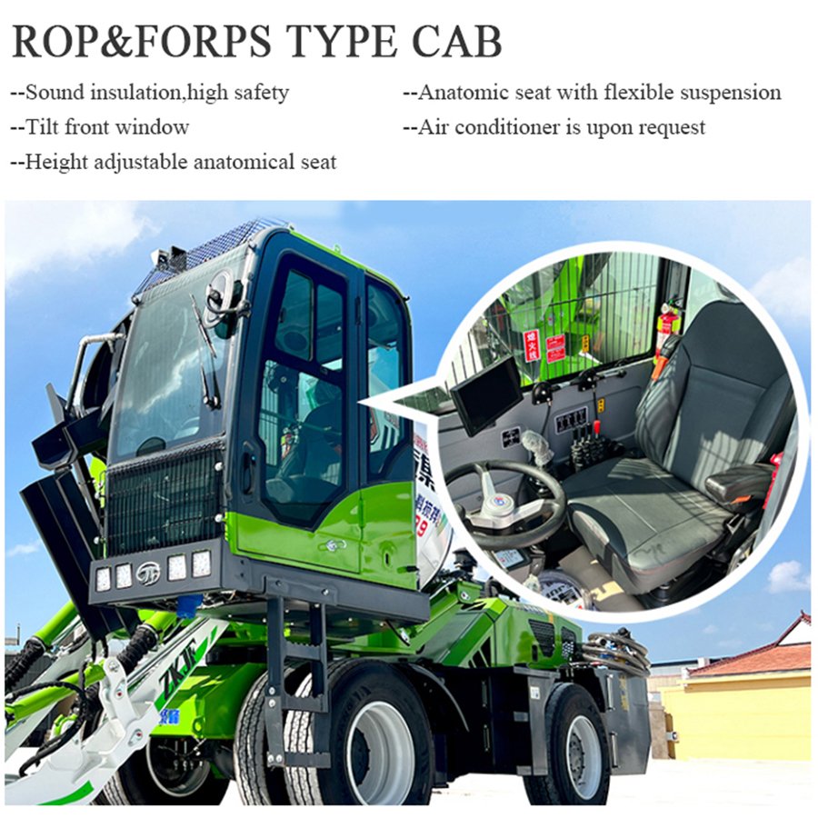 CE ISO Certification Chinese 0.8/1.2/2/2.6/3.5/4/5.5m3 6.5cbm Diesel Cement Mixer Truck Auto Self Loading Concrete Mixer Machine