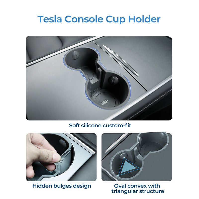 Model 3 Y 2022 2023 Drawer Storage Box Center Console Accessories Armrest Cup Organizer Tray for Tesla 3/y 21 - 23
