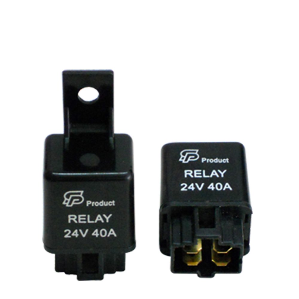 Automotive Car Relay 28x23x41.5mm 40A Rated Isolation Current 12V 24V Suitable for air Conditioning Car Relay