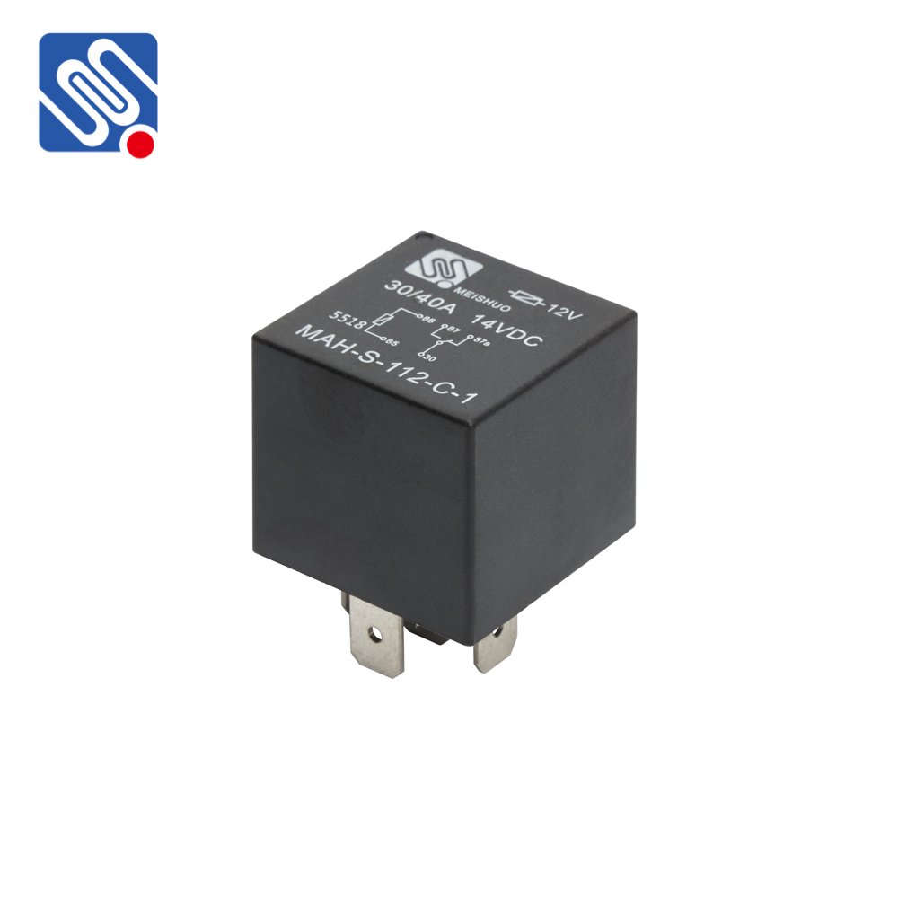 Meishuo JD1912 MAH-S-112-C-1 Mini 12 Volt Waterproof DC Car Relay 40A 14VDC 5 Pin Auto Relay Without Bracket