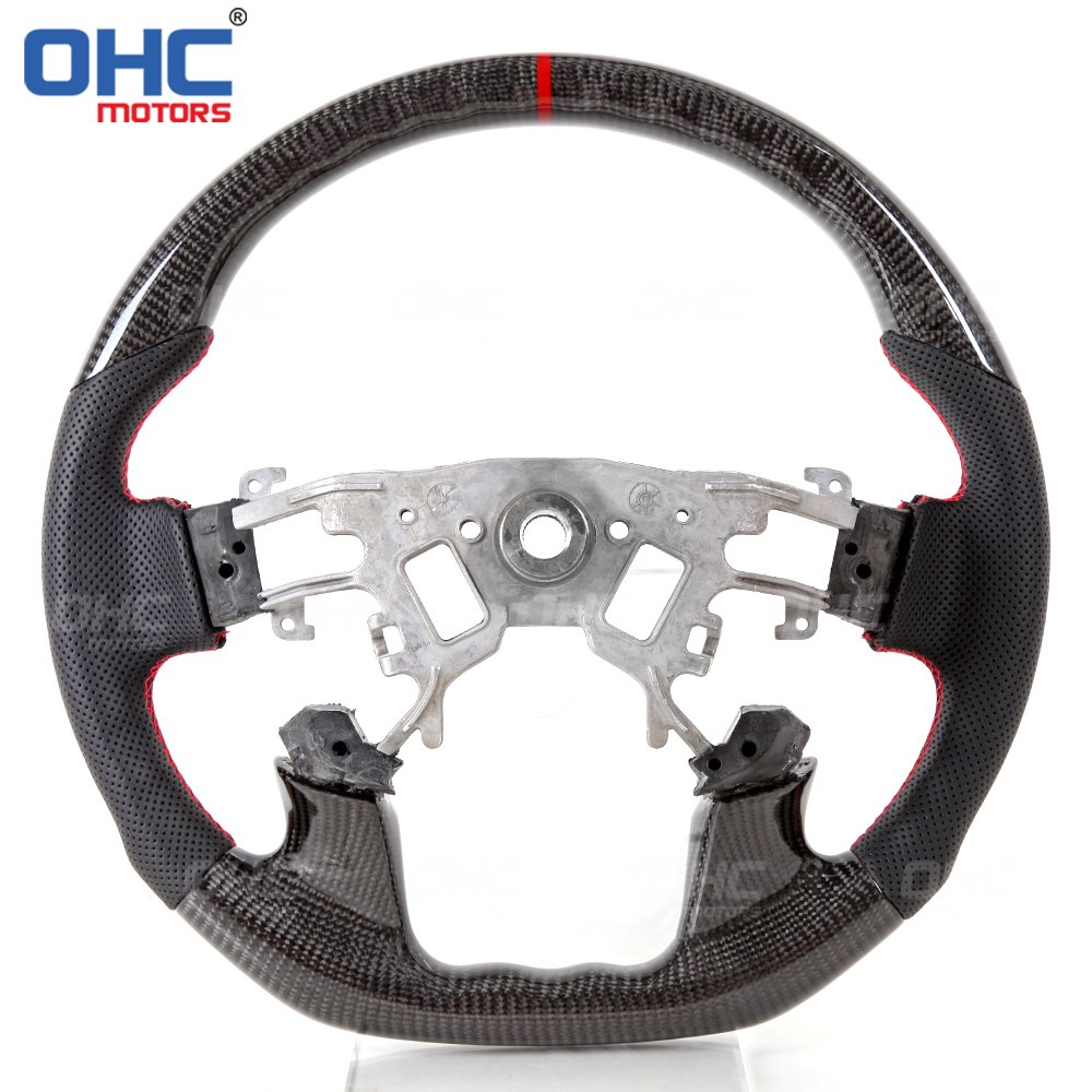 100% Carbon Fiber Steering Wheel For Nissan Patrol Y62 2015 2016 2017 2018 2019 2020 2021 ohc motors steering wheels