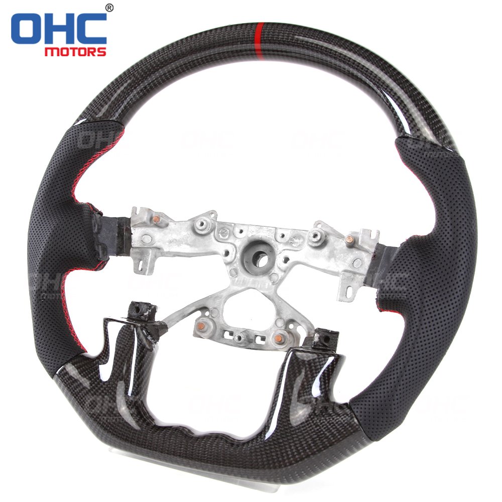 100% Carbon Fiber Steering Wheel For Nissan Patrol Y62 2015 2016 2017 2018 2019 2020 2021 ohc motors steering wheels