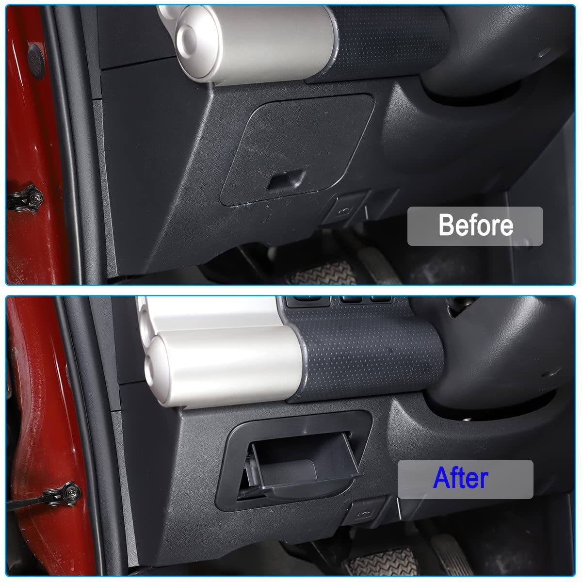 Center Console Fuse Storage Box Compatible for Toyota FJ Cruiser 2007-2021 Container Inner Storage Tray