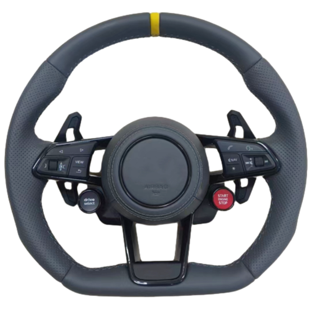 Car retrofit sport Leather Steering Wheel for Audi B7 B9 Q5 Q7 A3 A4 A5 A6 C7 C8 S4 S5 RS3 RS4 RS6 RS