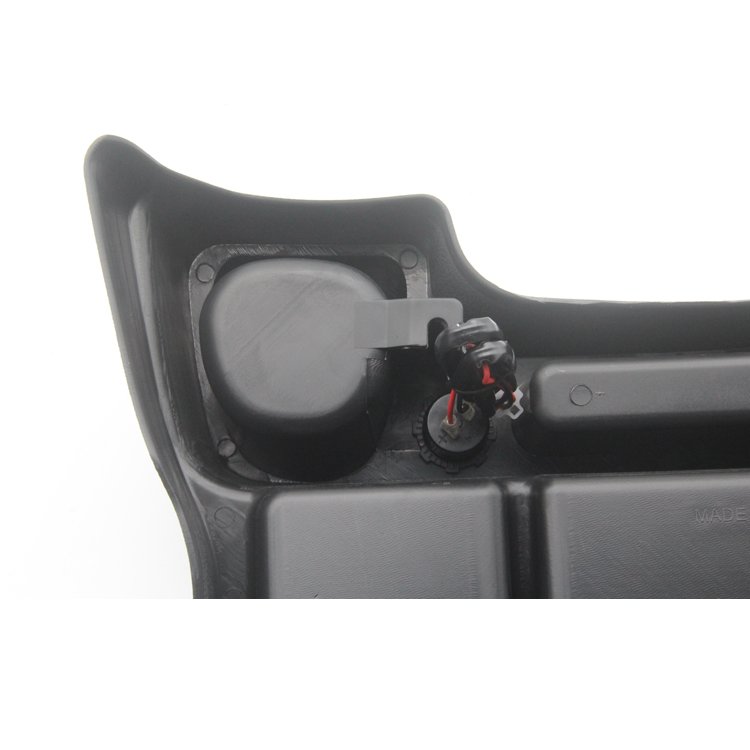 ABS Black Center Console Organizer Tray Armrest Secondary Space Storage Box for Land Cruiser LC70 LC71 LC75 LC76 LC79