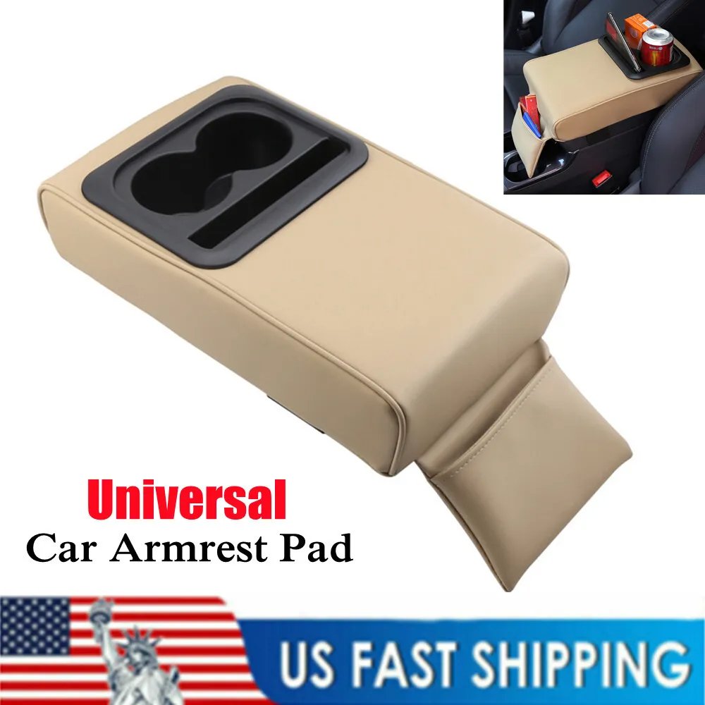 CHENG HUI Wholesale Car Center Armrest Box Pad Multifunctional Storage Box Heightened Pad Universal Armrest