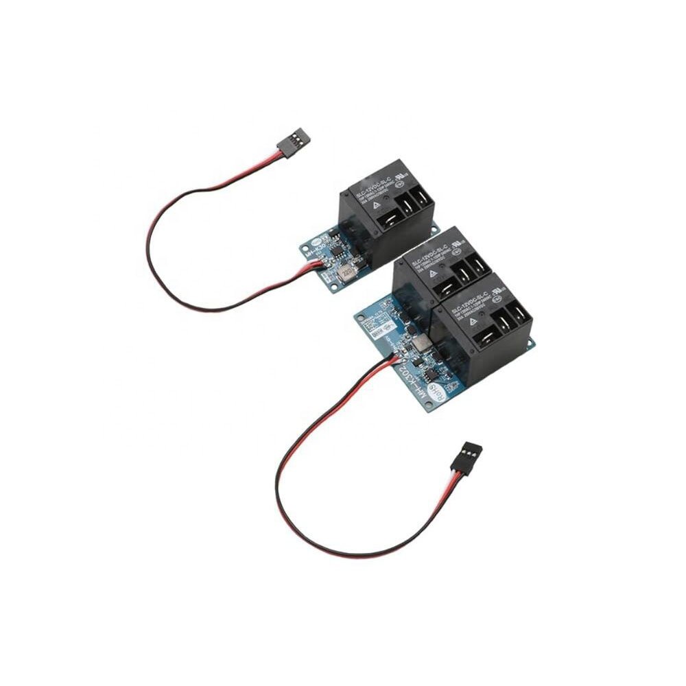 Taidacent DIY Model Universal On-off Aviation 12V-80V1CH 2CH 30A RC Relay Switch Aircraft Relay Module PWM Control Switch Module
