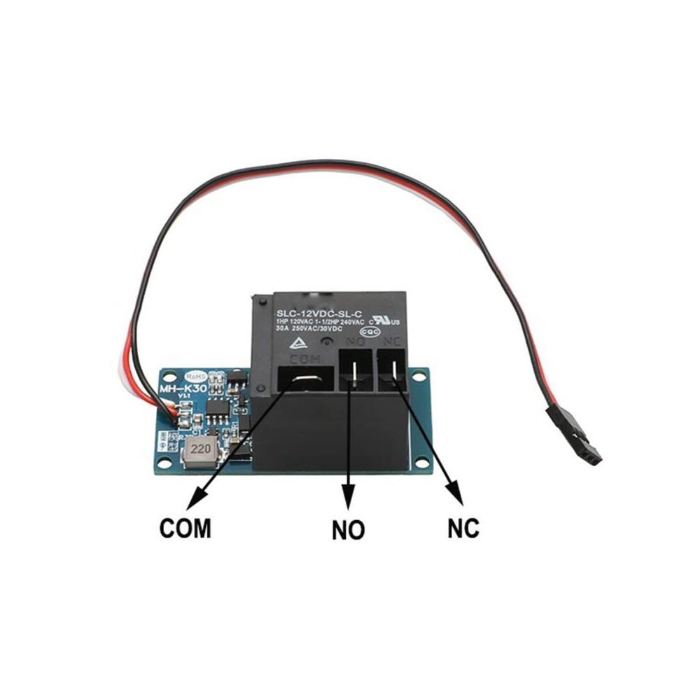 Taidacent DIY Model Universal On-off Aviation 12V-80V1CH 2CH 30A RC Relay Switch Aircraft Relay Module PWM Control Switch Module