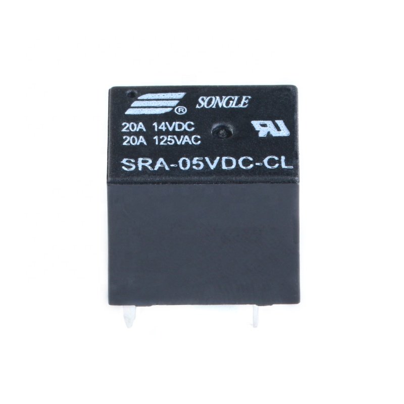 Song Le SRA-05VDC-CL SRA-12VDC-CL SRA-24VDC-CL 5V 12V 24V 20A 5Pin Black T74 Power Relay