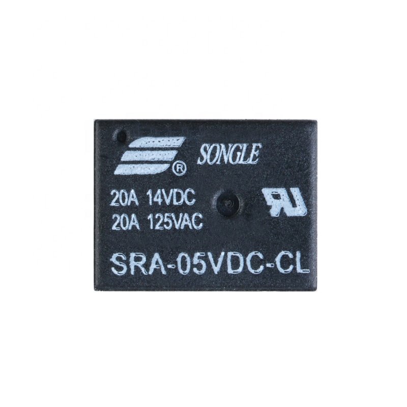Song Le SRA-05VDC-CL SRA-12VDC-CL SRA-24VDC-CL 5V 12V 24V 20A 5Pin Black T74 Power Relay