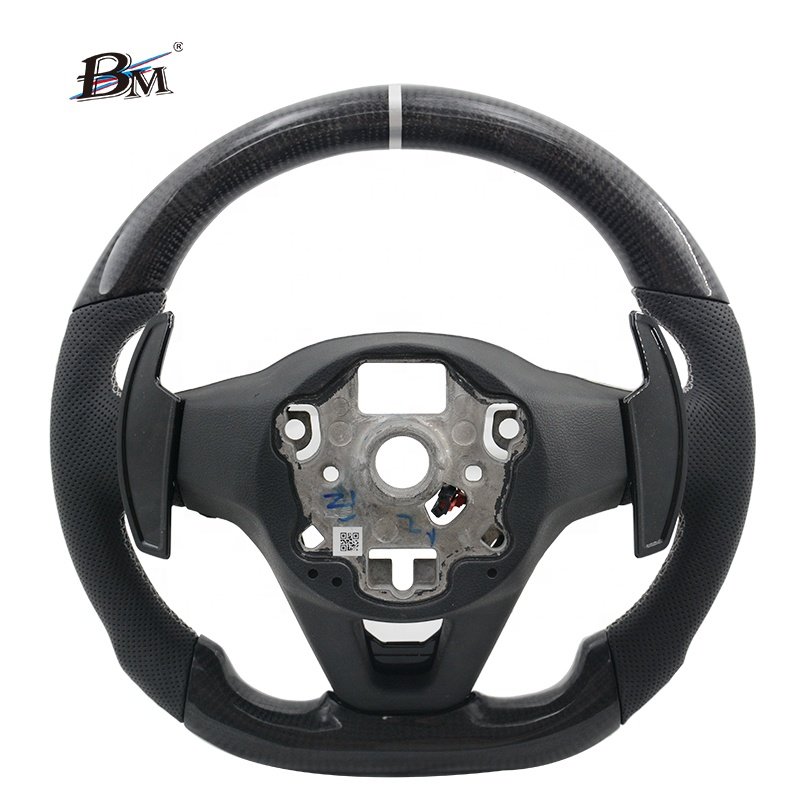 100% Carbon Fiber For Golf 7 Vw 2015 2016 2017 2018 2019 2020 2021 Interior Accessories For Cars Steering Wheels Assembly