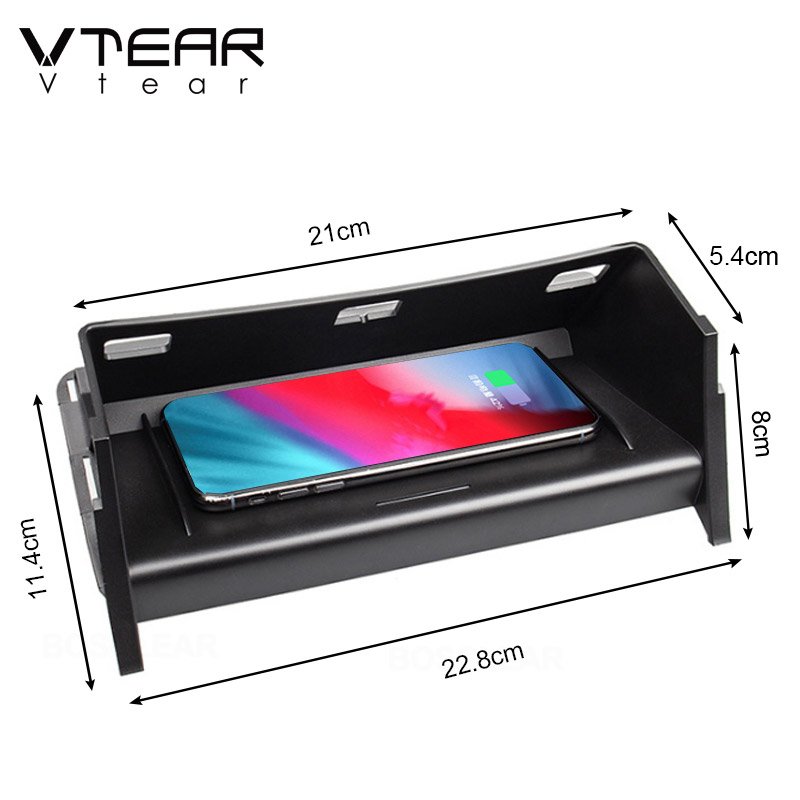Car Wireless Charger for Mercedes Benz GLE W166 C292/ GLS X166 10W Fast Phone Charging Plate Interior Accessories 2018-2015
