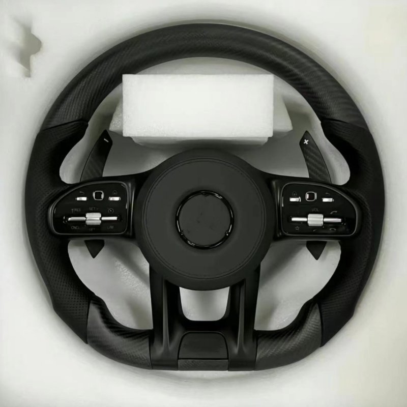 Customized Car Steering Wheel Carbon Fiber for Me rcedes-Benz C300 C200 C180 W204 W211W213 W205 W447 E63 Steering Wheel