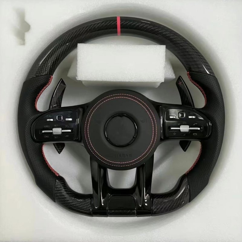 Customized Car Steering Wheel Carbon Fiber for Me rcedes-Benz C300 C200 C180 W204 W211W213 W205 W447 E63 Steering Wheel