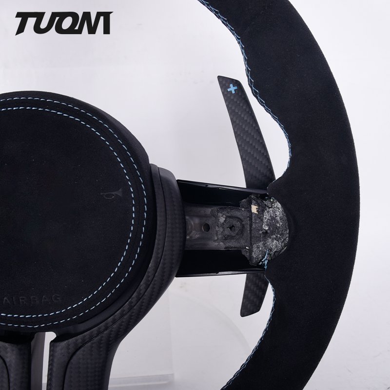 Fit For Bmw F10 F30 E60 E90 E92 M3 M4 M5 M6 F80 X5m X6m Carbon Fiber LED Steering Wheel