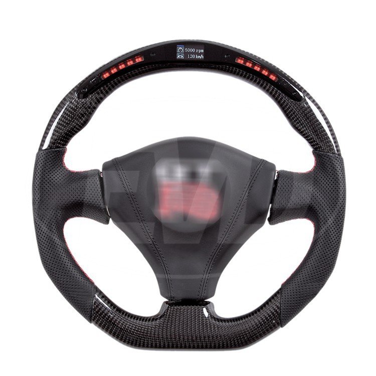 EVD STYLE CARBON FIBER STEERING WHEEL WITH LED FOR 2008-2016 NISSAN GTR R35