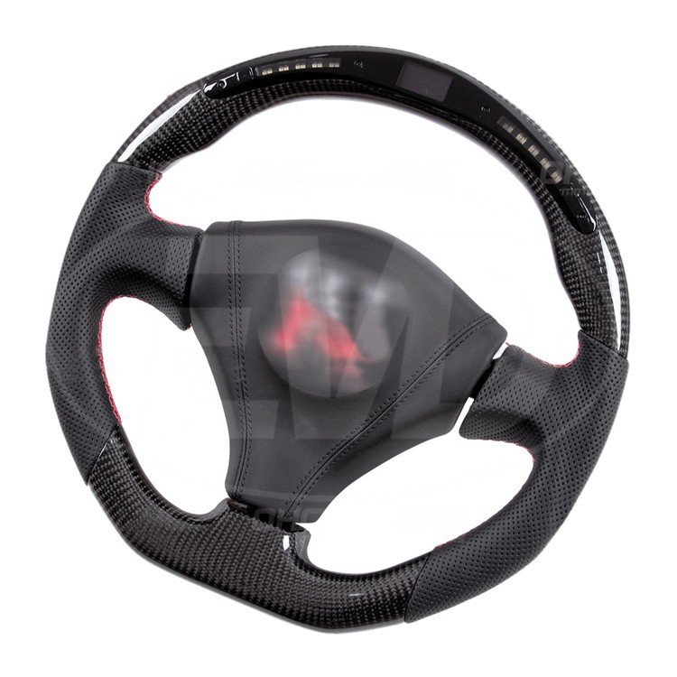 EVD STYLE CARBON FIBER STEERING WHEEL WITH LED FOR 2008-2016 NISSAN GTR R35