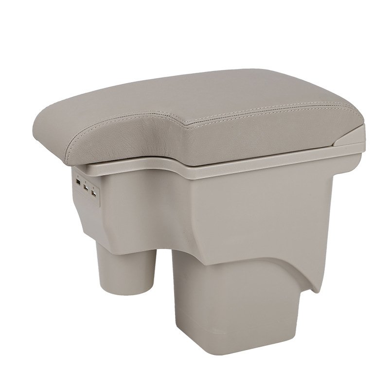 Universal Car Armrest Storage Box Auto Interior Leather Car-styling Central Container Store Content Box Accessories Parts