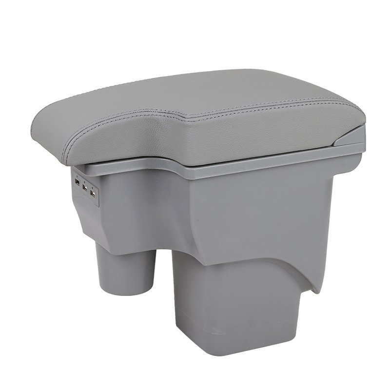 Universal Car Armrest Storage Box Auto Interior Leather Car-styling Central Container Store Content Box Accessories Parts