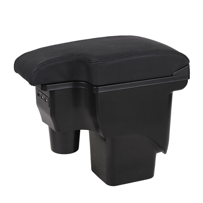 Universal Car Armrest Storage Box Auto Interior Leather Car-styling Central Container Store Content Box Accessories Parts