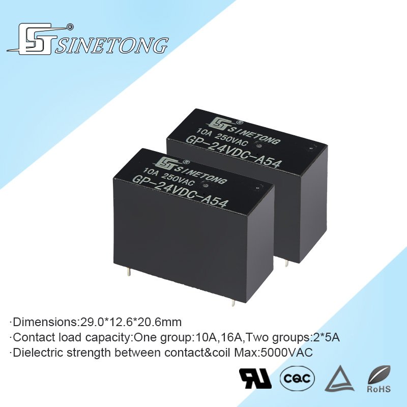 Power Relay 10A 250VAC 4 Pins 24VDC