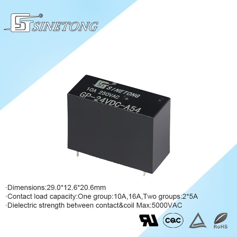 Power Relay 10A 250VAC 4 Pins 24VDC