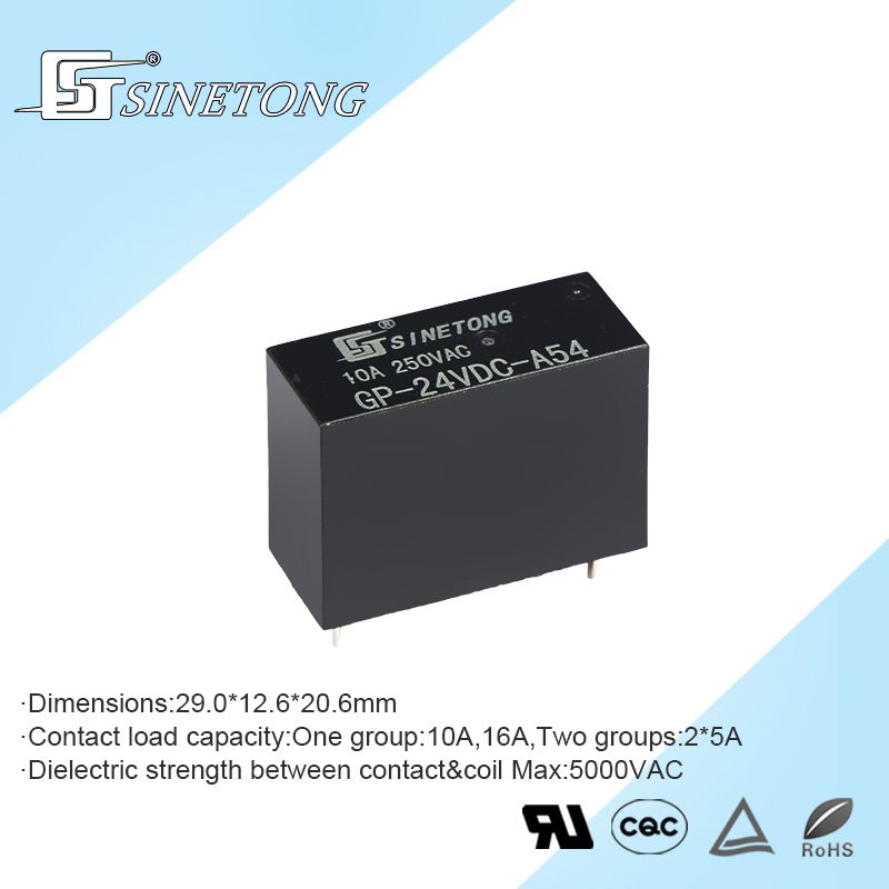 Power Relay 10A 250VAC 4 Pins 24VDC