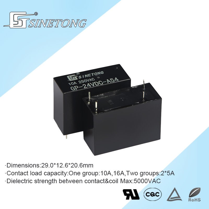 Power Relay 10A 250VAC 4 Pins 24VDC