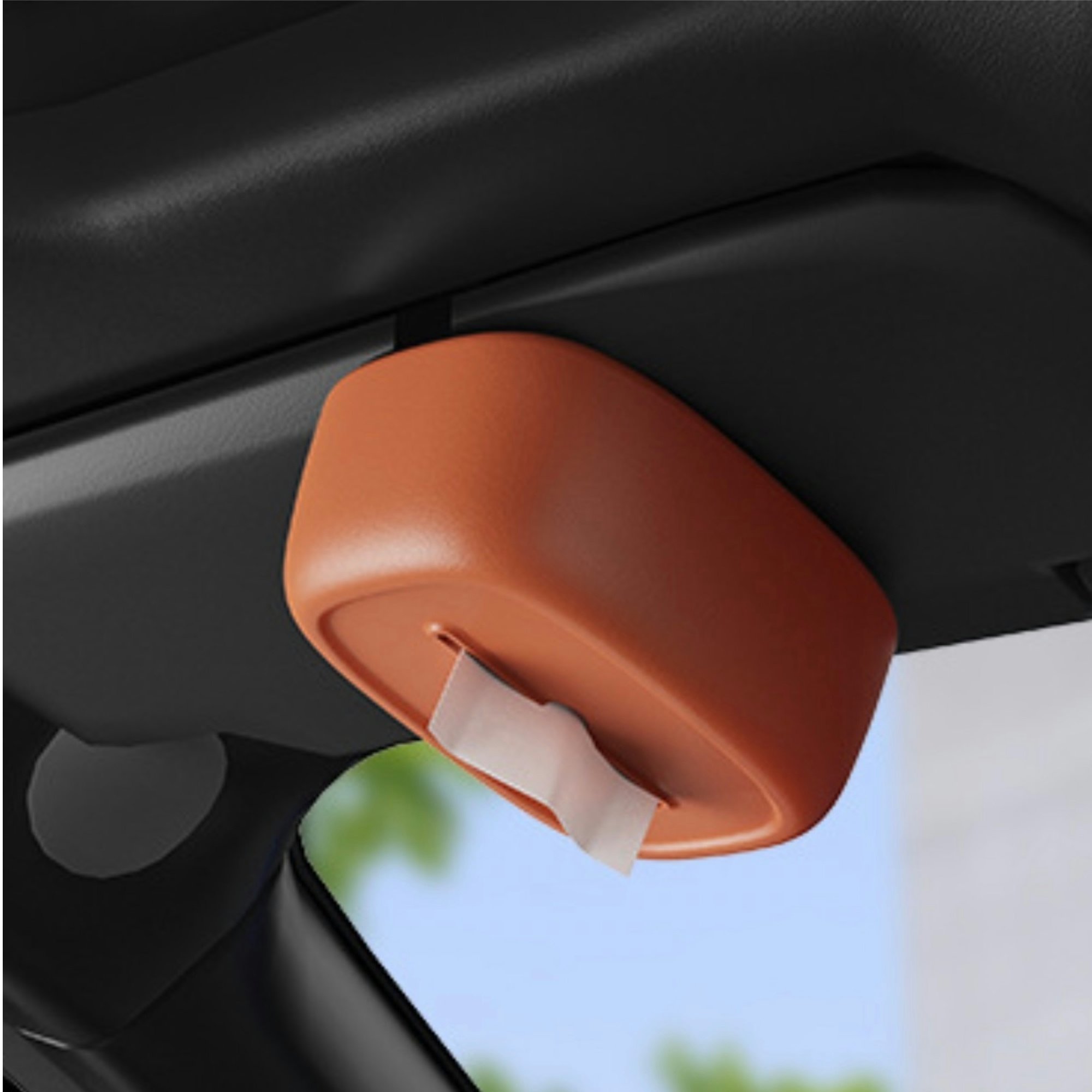 Car Tissue Box Car Armrest Box Seat Back Hanging Tissue Pack Cover Sun Visor Tissue Box Environmentally Friendly EVA Material
