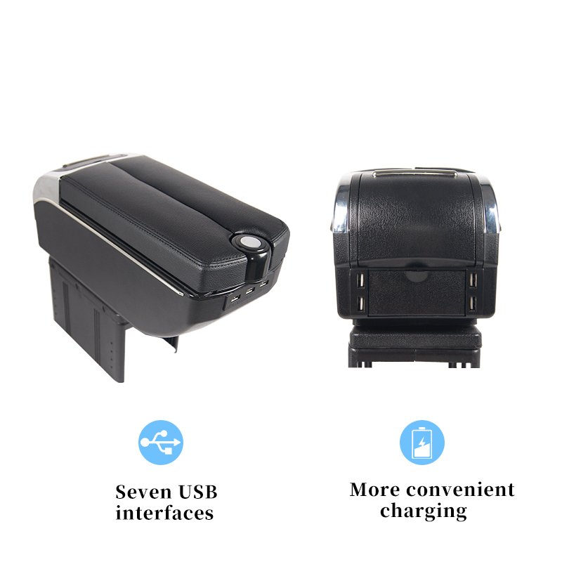 Car Armrest Console Box with USB