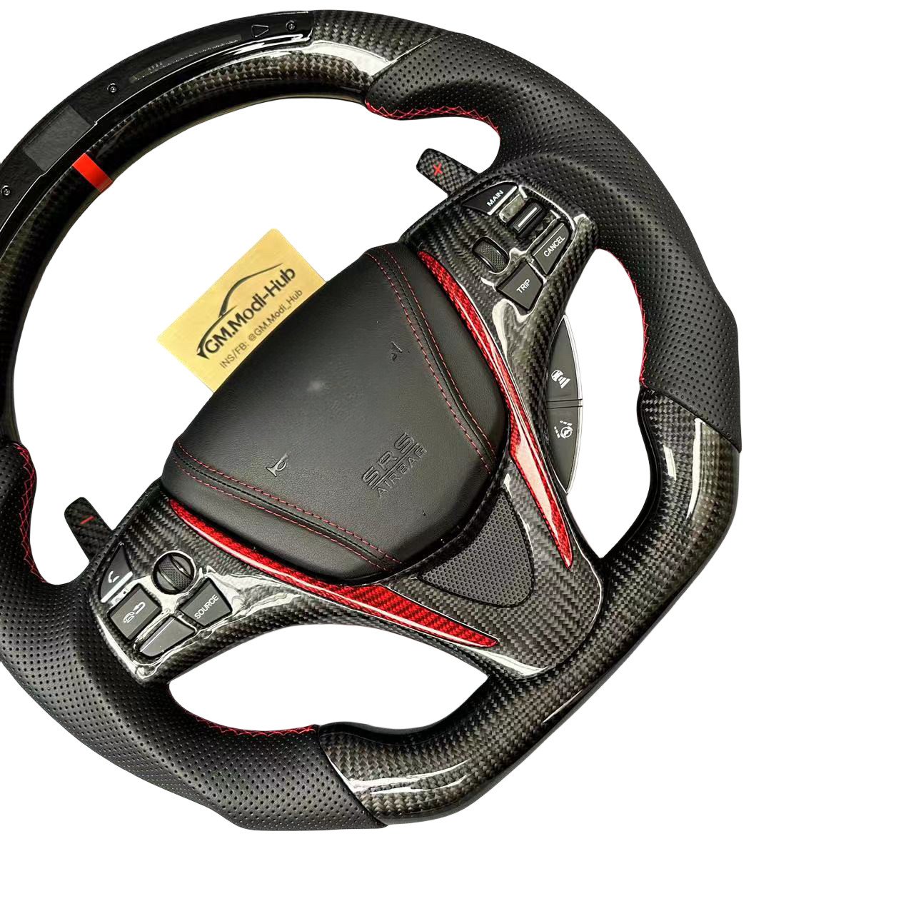 GM.Modi-Hub High Quality Carbon Fiber Car Steering Wheel For Acura 2015 -2020 TLX / 2014-2020 MDX