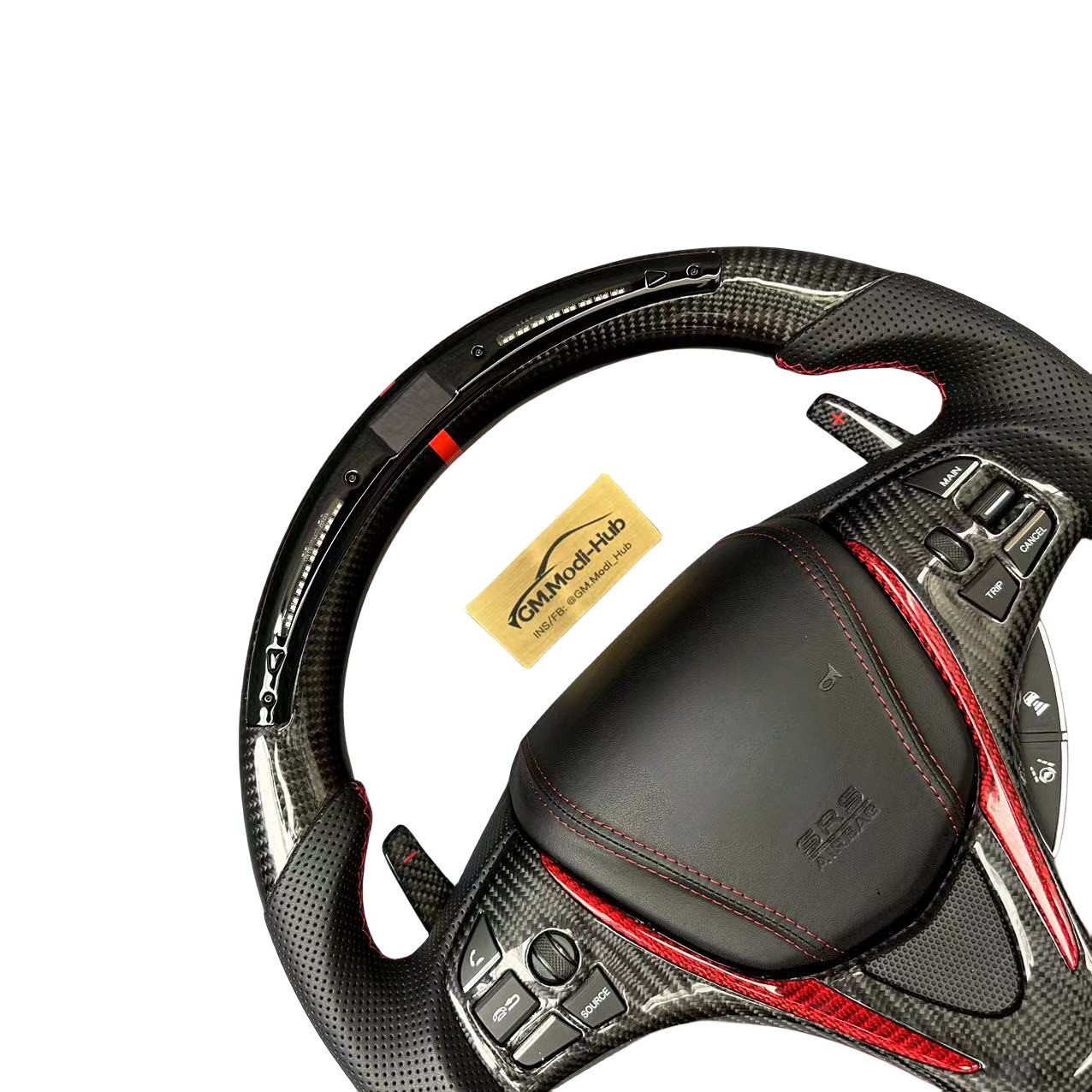 GM.Modi-Hub High Quality Carbon Fiber Car Steering Wheel For Acura 2015 -2020 TLX / 2014-2020 MDX