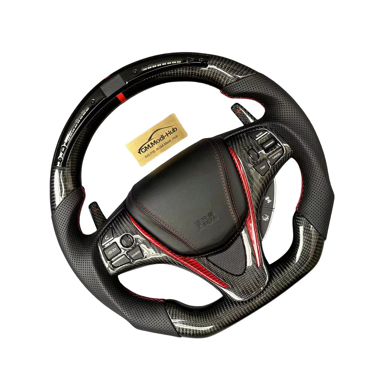 GM.Modi-Hub High Quality Carbon Fiber Car Steering Wheel For Acura 2015 -2020 TLX / 2014-2020 MDX