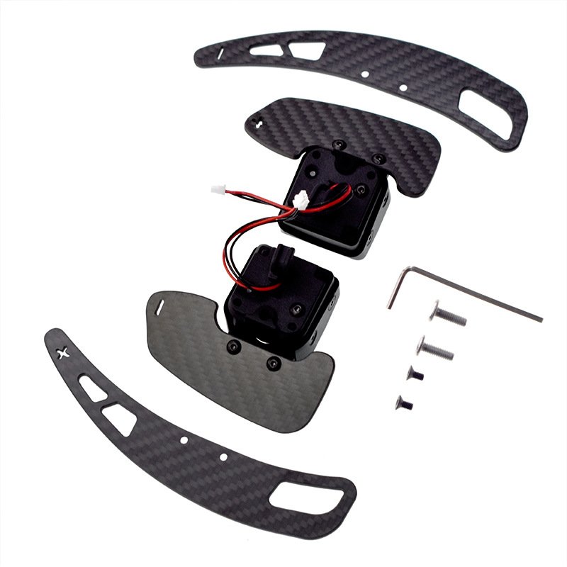 for AUDI A3 A4 A5 S3 S4 S5 RS3 RS4 RS5 magnetic Carbon fiber steering wheel shift paddles Replacement Extended Shift Paddles