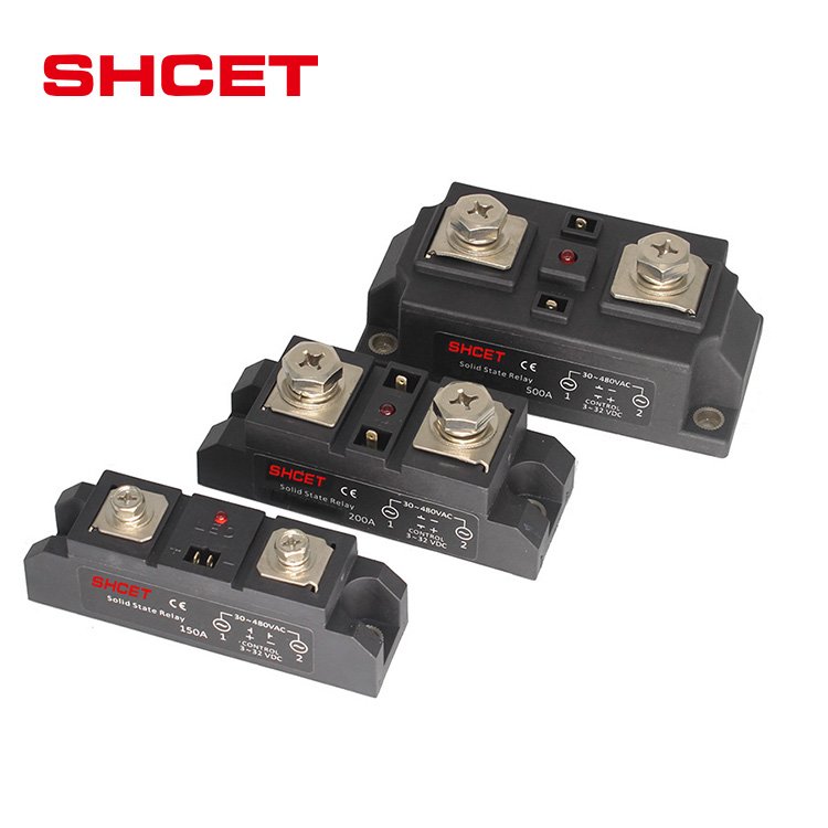 Top 5v 25a 300a Din Rail Ssr Solid State Relay Voltage Regulator Ac 220v Input Avr Transformer 60da with Sink Aluminum Profile