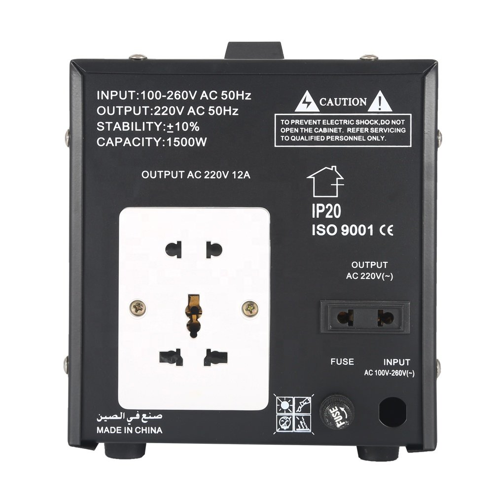 Power Supply Svc Single Phase 110v to 220v Electronics Automatic Voltage Stabilizers Regulator
