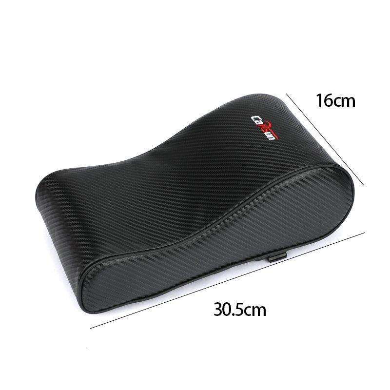Car Armrest Box Mat PU Materials Pillow Soft Hand Rest Cushion Comfortable Car Armrest Box Pillow Car Interior Accessories