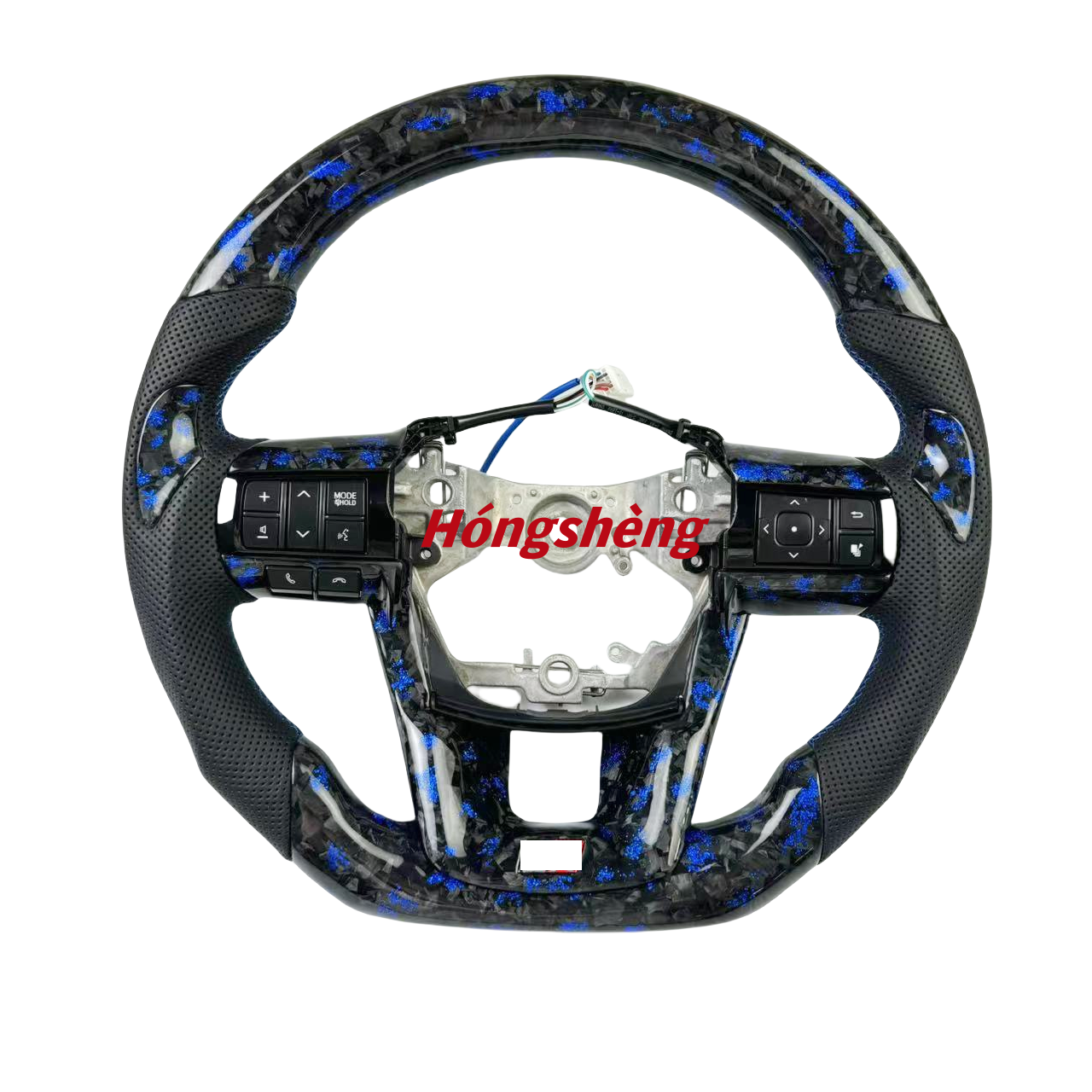 Toyota Hilux JDM Racing steering wheel custom blue forged car interior accessories