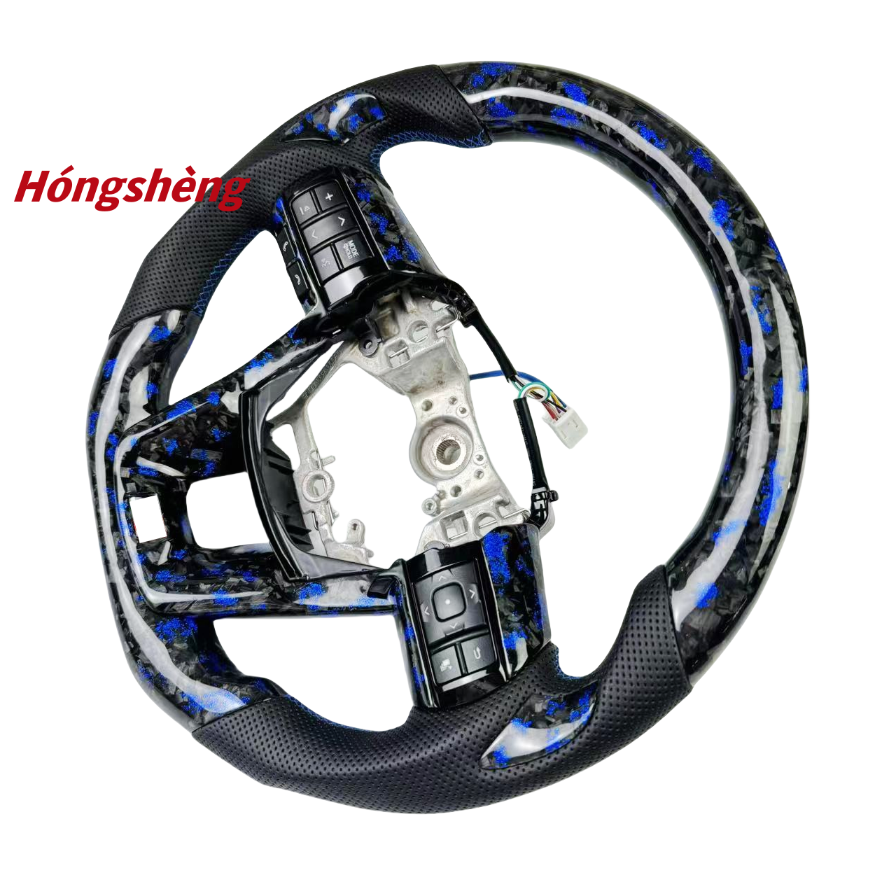 Toyota Hilux JDM Racing steering wheel custom blue forged car interior accessories