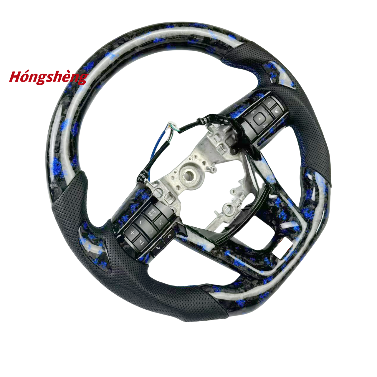 Toyota Hilux JDM Racing steering wheel custom blue forged car interior accessories