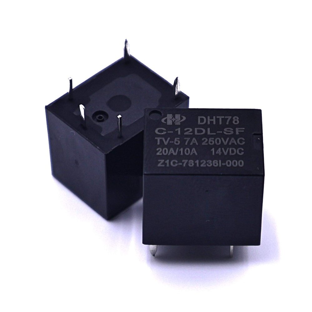 DHT78-A-24DL-SF PCB Power Relay 12V 30A for Automotive Relay Manufacturer 6V Auto Relays 24V 4 Pin 5 Pin 220v Ac