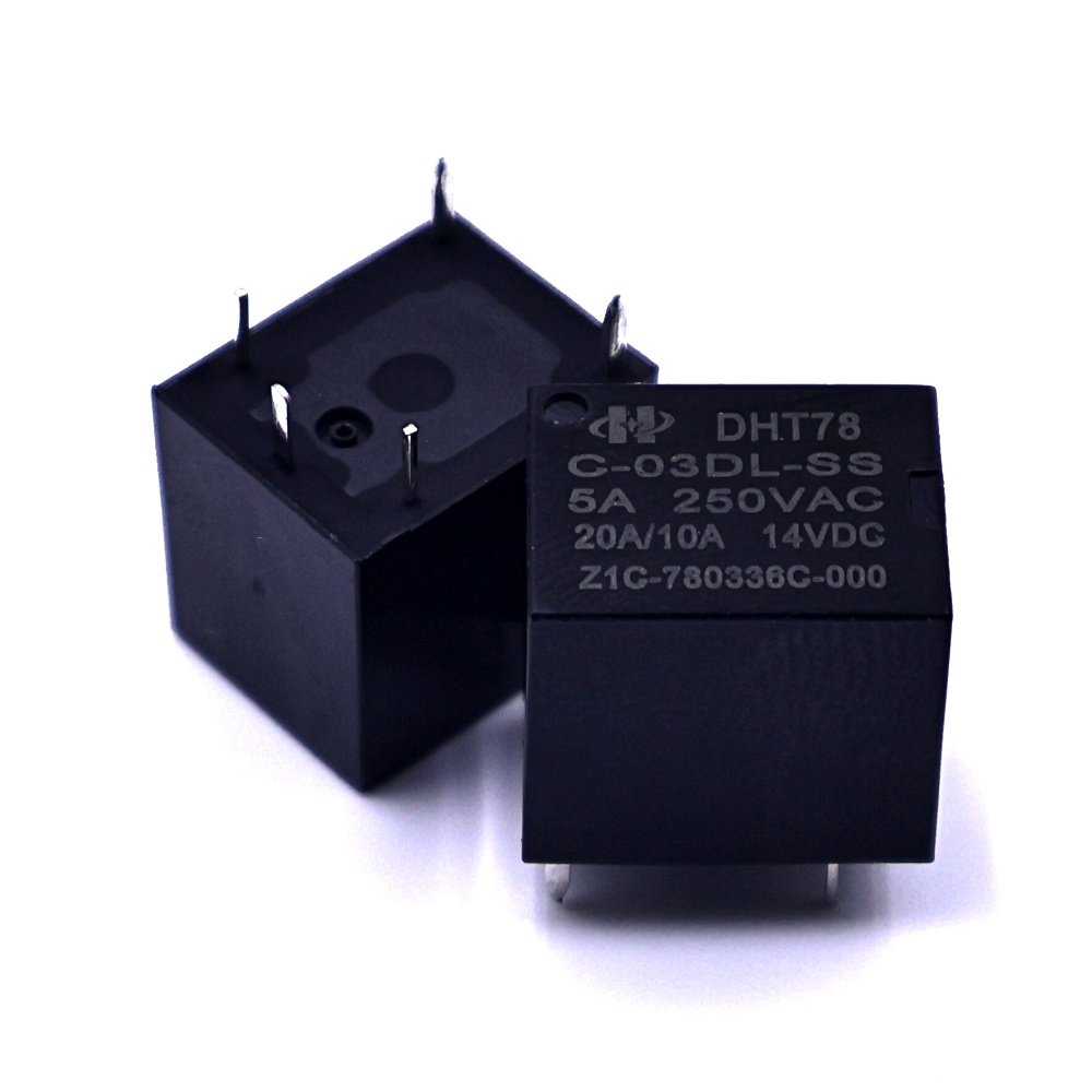 DHT78-A-24DL-SF PCB Power Relay 12V 30A for Automotive Relay Manufacturer 6V Auto Relays 24V 4 Pin 5 Pin 220v Ac