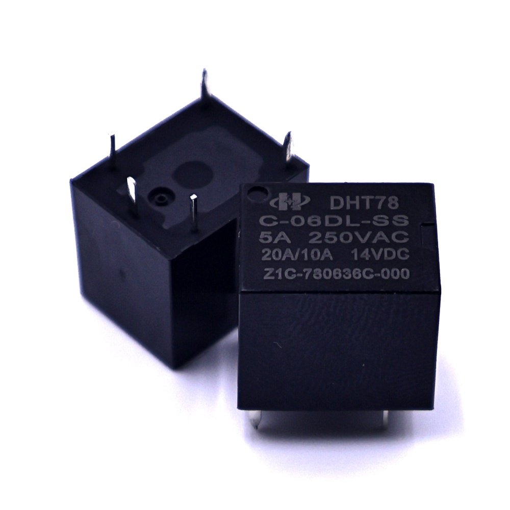 DHT78-A-24DL-SF PCB Power Relay 12V 30A for Automotive Relay Manufacturer 6V Auto Relays 24V 4 Pin 5 Pin 220v Ac
